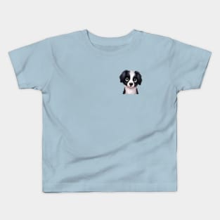 Small Version - Border Collie Elegance Kids T-Shirt